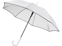 Зонт-трость «Kaia», белый, купол- полиэстер, каркас- стекловолокно, стержень- металл