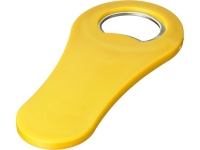 Открывалка «Rally» с магнитом, желтый, АБС пластик