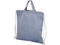 Сумка-рюкзак «Pheebs» из переработанного хлопка, 150 г/м?, синий, переработанный хлопок