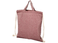 Сумка-рюкзак «Pheebs» из переработанного хлопка, 150 г/м?, каштановый, переработанный хлопок