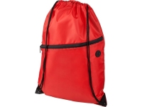 Рюкзак «Oriole» с карманом на молнии, красный, полиэстер