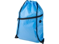 Рюкзак «Oriole» с карманом на молнии, светло-синий, полиэстер