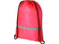 Рюкзак «Oriole» со светоотражающей полосой, красный, полиэстер