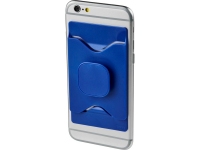 Держатель для мобильного телефона «Purse» с бумажником, ярко-синий, АБС пластик