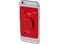 Держатель для мобильного телефона «Purse» с бумажником, красный, АБС пластик