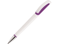 Ручка пластиковая шариковая «Tek», белый/фиолетовый, пластик