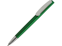 Ручка пластиковая шариковая «Leo Lux», зеленый, пластик/металл