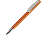 Ручка пластиковая шариковая «Leo Lux», оранжевый, пластик/металл