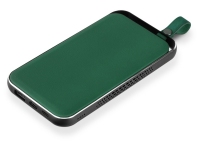 Внешний аккумулятор «NEO Electron», 10000 mAh, зеленый, пластик, алюминий, кожа