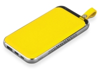 Внешний аккумулятор «NEO Electron», 10000 mAh, желтый, пластик, алюминий, кожа