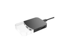 USB хаб «Mini iLO Hub», черный, АБС пластик