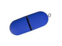 USB 2.0- флешка на 32 Гб «Пилюля Soft-touch», синий