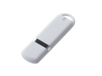 USB-флешка на 8 ГБ 3.0 USB, с покрытием soft-touch, белый