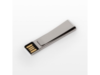 USB 2.0- флешка на 16 Гб «Зажим», серебристый