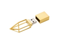 USB 2.0- флешка на 32 Гб «Геометрия», золотистый