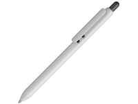 Ручка пластиковая шариковая «Lio White», белый/черный, пластик