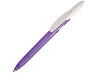 Ручка пластиковая шариковая «Rico Mix», фиолетовый/белый, пластик