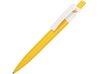 Ручка пластиковая шариковая «Maxx Solid», желтый/белый, пластик