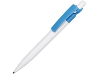 Ручка пластиковая шариковая «Maxx White», белый/голубой, пластик