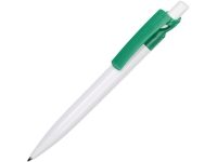 Ручка пластиковая шариковая «Maxx White», белый/зеленый, пластик