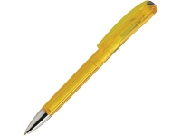 Ручка пластиковая шариковая «Ines Color», желтый, пластик