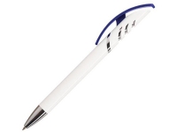 Ручка пластиковая шариковая «Starco White», белый/синий, пластик