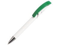 Ручка пластиковая шариковая «Starco White», белый/зеленый, пластик