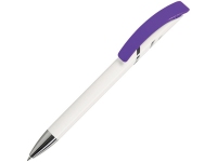 Ручка пластиковая шариковая «Starco White», белый/фиолетовый, пластик