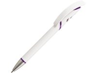 Ручка пластиковая шариковая «Starco Metalic», белый/фиолетовый, пластик