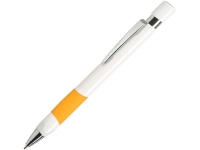Ручка пластиковая шариковая «Eve», белый/желтый, пластик