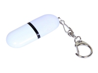USB 3.0- флешка промо на 128 Гб каплевидной формы, белый