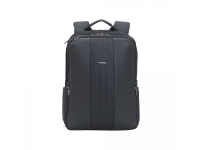 Рюкзак для ноутбука до 15.6, черный, полиэстер/искусственная кожа