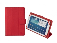 Чехол для планшетов 7", красный, искусственная кожа ПУ, микрофайбер