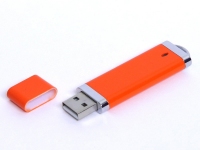 USB 3.0- флешка промо на 32 Гб прямоугольной классической формы, оранжевый