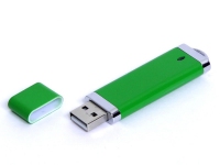USB 3.0- флешка промо на 32 Гб прямоугольной классической формы, зеленый
