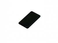USB 2.0- флешка на 16 Гб в виде пластиковой карточки, черный