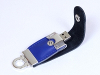 USB 2.0- флешка на 16 Гб в виде брелока, синий