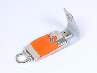 USB 2.0- флешка на 16 Гб в виде брелока, оранжевый