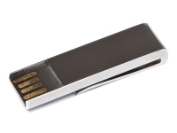 USB 2.0- флешка на 8 Гб в виде зажима для купюр, серебристый