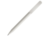 Пластиковая ручка DS3 из переработанного пластика с антибактериальным покрытием, белый, 100% переработанный пластик с антибактериальной добавкой Biomaster
