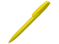 Ручка шариковая пластиковая «Coral Gum », soft-touch, желтый, пластик