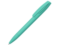 Ручка шариковая пластиковая «Coral Gum », soft-touch, бирюзовый, пластик