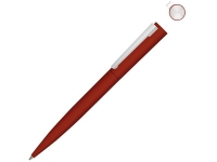 Ручка шариковая металлическая «Brush Gum», soft-touch, красный, металл