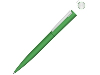Ручка шариковая металлическая «Brush Gum», soft-touch, зеленый, металл