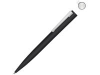 Ручка шариковая металлическая «Brush Gum», soft-touch, черный, металл