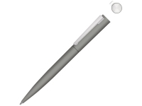 Ручка шариковая металлическая «Brush Gum», soft-touch, серый, металл