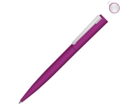 Ручка шариковая металлическая «Brush Gum», soft-touch, розовый, металл