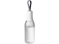 Бутылка «Flow», прозрачно-матовый/белый, тритан-сополиэстер без БФА/силикон