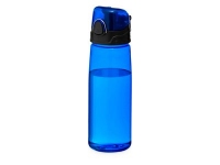 Бутылка спортивная «Capri», прозрачный синий, корпус- тритан, крышка- полипропилен/пластик