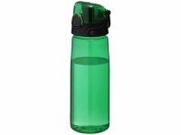Бутылка спортивная «Capri», зеленый прозрачный, корпус- тритан, крышка- полипропилен/пластик